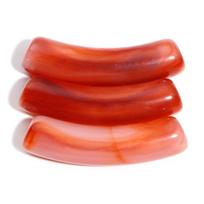 50PCs Curved Tube Acrylic Beads Multicolor Loose Spacer Beads for DIY Making Bracelets Necklace Fashion Jewelry Beads 3.2x 0.8cm