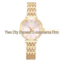 Douyin's Top Pick: Slim Steel Strap Women's Quartz Digital Wristwatch