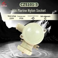 Zhenhai Huanyu CZS101-3 Marine Waterproof Nylon Socket 10A/220V CZS101-3