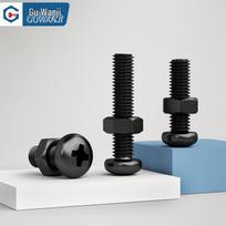 GUWANJI Cross Recessed Pan Head Screw and Hex Nut Kit M3x20