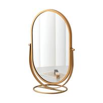 Light Luxury Vanity Mirror 360° Rotatable Desktop Stand Mirror Makeup Tool Makeup Mirror  Women