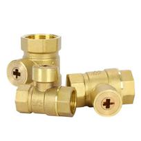 Brass Cross Locking Ball Valve
