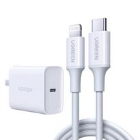 UGREEN 20W GaN MFi Fast Charger with Type-C Cable for iPhone & iPad