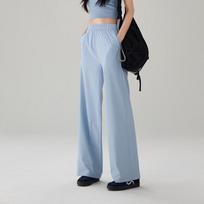 SOFSIL 2026 Summer Sporty Casual High-Elastic Wide-Leg Pants 26/S