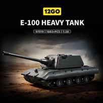 E-100 HEAVY TANK Military Series Building Blocks Model War MOC Bricks Sets  Creative Toys for  Adult Christmas Gifts