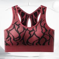 Cross-back Seamless Moisture-Wicking Sports Bra - High Elasticity Women's Underwear One Size