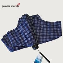 Heaven Umbrella Classic Scottish Plaid Three-Fold Umbrella