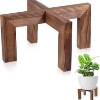 Cross Frame Wooden Plant Stand Pine Wood Cross Display Stand Flower Pot Rack  Desktop Display