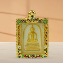 Tailando amuletinis pakabukas Phra Somdej Toh Budos Pietryčių Azija Žavesys Sėkmei