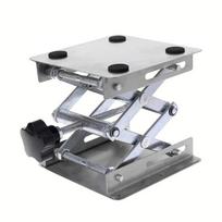 Laboratorinė kėlimo platforma, stovas, žirklinis kėliklis, stalas, laboratorija, 100x100 mm nerūdijantis plienas balta