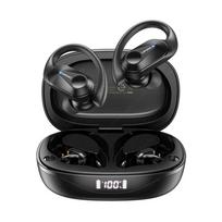 „Lenovo LP75 Bluetooth 5.3“ žaidimų ausinės, lauko ausinės, aktyvus triukšmo slopinimas, ilgo budėjimo režimo ausinės su mikrofonu juoda