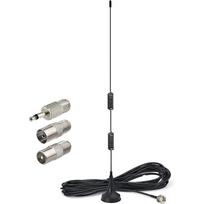 DAB FM radijo antena su magnetiniu pagrindu 3M prailginimo laidas Suderinamas su Pioneer Yamaha Marantz Sherwood skaitmeniniu radiju Bluetooth ir kt.. Imtuvas 32cm juoda
