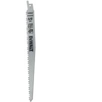 Dewalt stūmoklinis pjūklas DT2493-QZ 240 mm 4/5TPI HCS, 25 vnt, universalus 1/2", minkštas medis, plastikas
