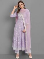 Moteriškas dizainerio Salwar kostiumas Kurta kelnės Dupatta komplektas Indijos Bolivudo viršus tunika Kurti suknelė M
