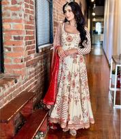 Indiškas Pakistanietiškas Anarkali Salwar Kostiumas Salwar Kameez Moterims Bolivudo Vakarėlių Drabužiai Etninis M