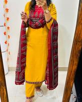 Indiškas Bolivudo Kurti Salwar Kameez Rinkinys Vakarėliui Bolivudo Viršus Tunika Kurta Kelnės Rinkinys M
