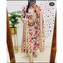 Indian Designer Top Tunic Kurta Pant Dupatta Set Women Party Wear Ethnic Kurti SC-2191 M-38