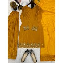 Designer Indian Pakistani Farshi Salwar Suit Party Wear Beautiful Salwar Kameez VEL-2214 B L-40