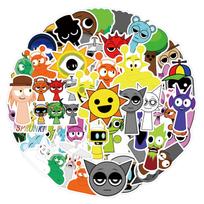 55 Incredibox Sprunki Grafiti Lipdukai Dekoratyvūs Riedlentės Sąsiuvinio PASIDARYK pats Lipdukai