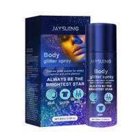 Yousheng 60ML Glitter Spray Shine Face Collarbone Hair High-gloss Party Atmosphere Brighten Flash Sequins Spray 60ML