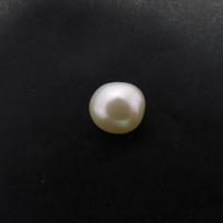 2,25 ct baltas Mabe natūralus perlas, laisvas brangakmenis, jūros CERTIFIED, puikus apvalus pjūvis 7.9 mm approx balta