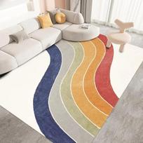 Rainbow Rug Colorful Stripe Kids Rugs Super Soft Bedroom Bedside Floor Mat Home Decor Living Room Sofa Carpets Tapis 50x80cm