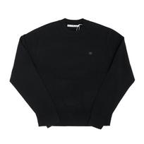 Acne Studios Unisex Knit Face Logo Patch C60115 Black  900 C60115 BLACK (M)