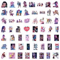 55-110PCS K-POP Demon Hunters Sticker Film Television Peripheral Computer Decorative Stickers Waterproof Vinyl Toy Kid Gifts