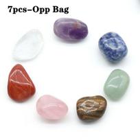 14 vnt. Natūralių akmenų rinkinys 7 čakrų Reiki gydymo akmuo Kvarco mineralinis ornamentas Gydomasis brangakmenis Namų dekoracija Rankdarbių akmenys Dovanos