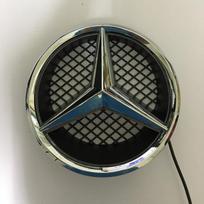 Car Front Grill Logo Light mirror face LED Badge Emblem Luminous Decorative Light For Mercedes Benz W205 W218 W204 W176 W212 A-W176 2013-2018