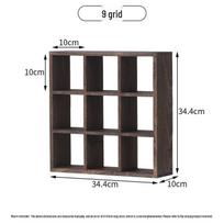 Solid Wood Wall-Mounted Curio Display Shelf for Teacups and Master Cups