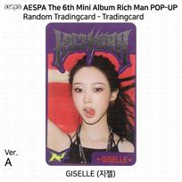 AESPA The 6th Mini Album Rich Man POP-UP MD Random Trading Card KPOP K-POP Giselle - Trading Card (A ver.)