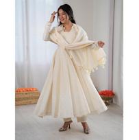 Beautiful Designer Anarkali Salwar Suit Indian Women Bollywood Salwar Kameez Gown Set M