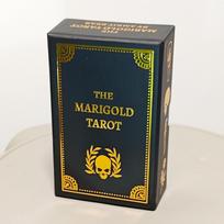 The Marigold Tarot Deck: 78 Pcs Cards Rooted in Life, Death, and Gold, 12*7cm Packed in Rigid Box (double-embossed Cardstock))