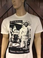 STEVE MCQUEEN MARŠKINĖLIAI - LA MANS - MOTOSPORTO LENKTYNĖS - KINO LEGĖNDA XL