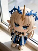 13cm Wuthering Waves Cartethyia Anime Figure Model Statue Collection Desktop Decoration Ornament Toy Present Designed For Fans