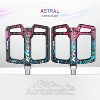 Bike Pedals 9/16 Inch Mountain Bike Pedal Premium Road Bike Pedals Wide Paltform and Lightweight Aluminum Bicycle Pedals