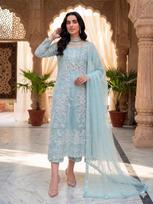 Women Bollywood Party Wear Salwar Suit Indian Designer Pakistani Salwar Kameez L