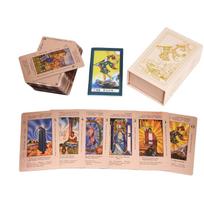 Classic Tarot Card Deck with Illustrated Major and Minor Arcana Cards for Divination and Card Reading Activities One Size