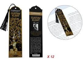 Zestaw 12 Zakładek Do Książki Gustav Klimt Drzewo Życia Prezent Dla Niej