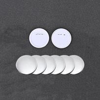 100pcs 25/58mm Metal Brooch Clasps DIY Art Crafts Blank Button Maker Parts Hand Press Plastic/Iron Pin Disk Pad Brooches Jewelry