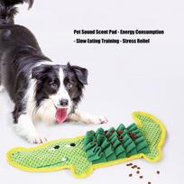 Mental Stimulation Dog Toy Soft Sniffing Mat For Treats Washable Fabric Indoor Exercise Snuffle Pad Training Activity