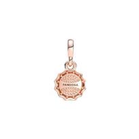 Pandora Me Lucky Bottle Cap Mini 3D Personalized Pendant Unisex Accessories Rose-Gold 789661C01 Rose Gold