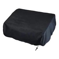 Durable 420D Polyester Electric Grill Cover Featuring Carry Handle and Drawstring Closure Weatherproof Fabric