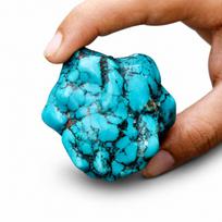 Natural Turquoise Blue Uncut Raw Rough 175.55 Ct Supreme Quality Loose Gemstone 36.3 mm approx mėlyna
