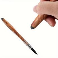 High Quality Art Brush Soft Round Tip Nylon Fiber Printmaking Brush Both Ends Use 2-in-1 Design Oil Painting Brush