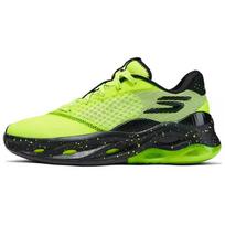 Skechers Mens Go Basketball Low Top Basketball Shoes Men sneaker Yellow Green Black 253001-YLBK 42.5