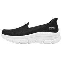 Skechers Modern DLux Leisure Slip-Ins Comfortable Durable Low-Top Casual Shoes Women sneakers Black 159287-BLK 36