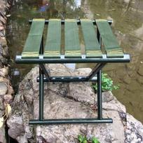 Outdoor Oval Tube Folding Stool: Portable Stool for Fishing & Travel