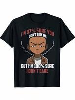 Personal Attitude Fashion Print Unisex's Anime Pattern Short-Sleeved T-Shirt S